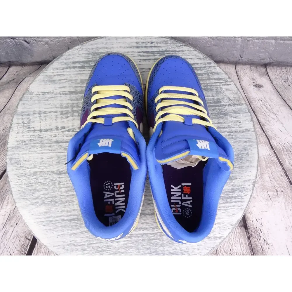 Nike Dunk Low SP Undefeated 5 Signal Blue/White-Night Purple Men 11.5 in Box - Picture 8 of 13